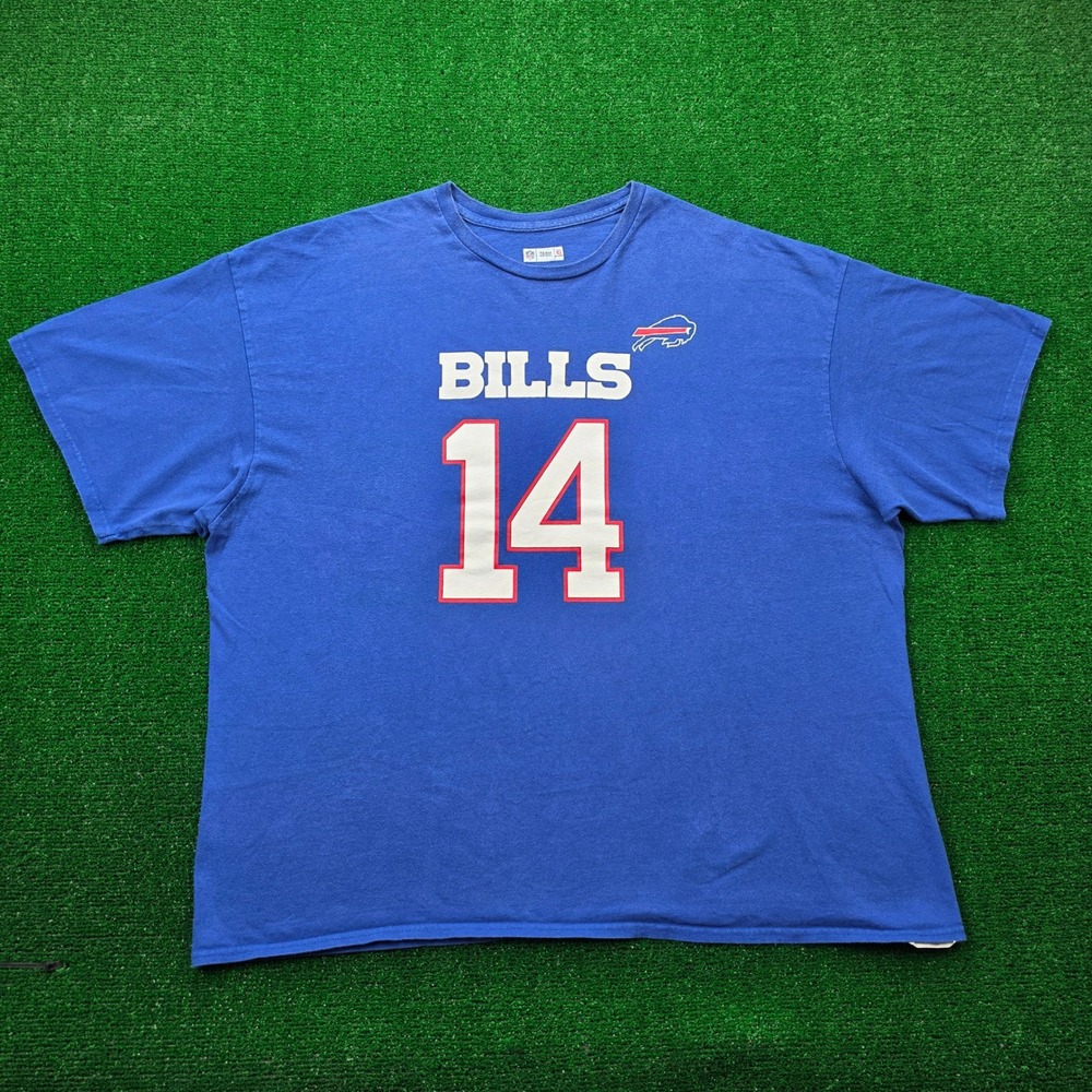 Buffalo Bills NFL Apparel Sammy Watkins #14 Player Tshirt Mens 3XL Blue Football